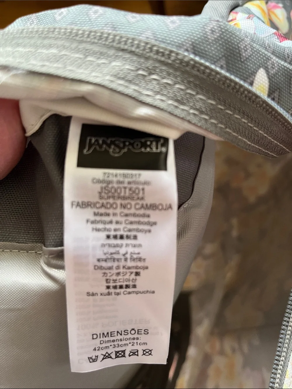 Jansport backpack yellow
